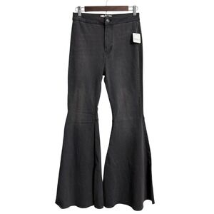 NWT We the Free People Just Float On flare jeans women's 27 black‎ bell bottoms